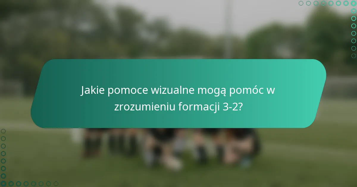 Jakie pomoce wizualne mogą pomóc w zrozumieniu formacji 3-2?